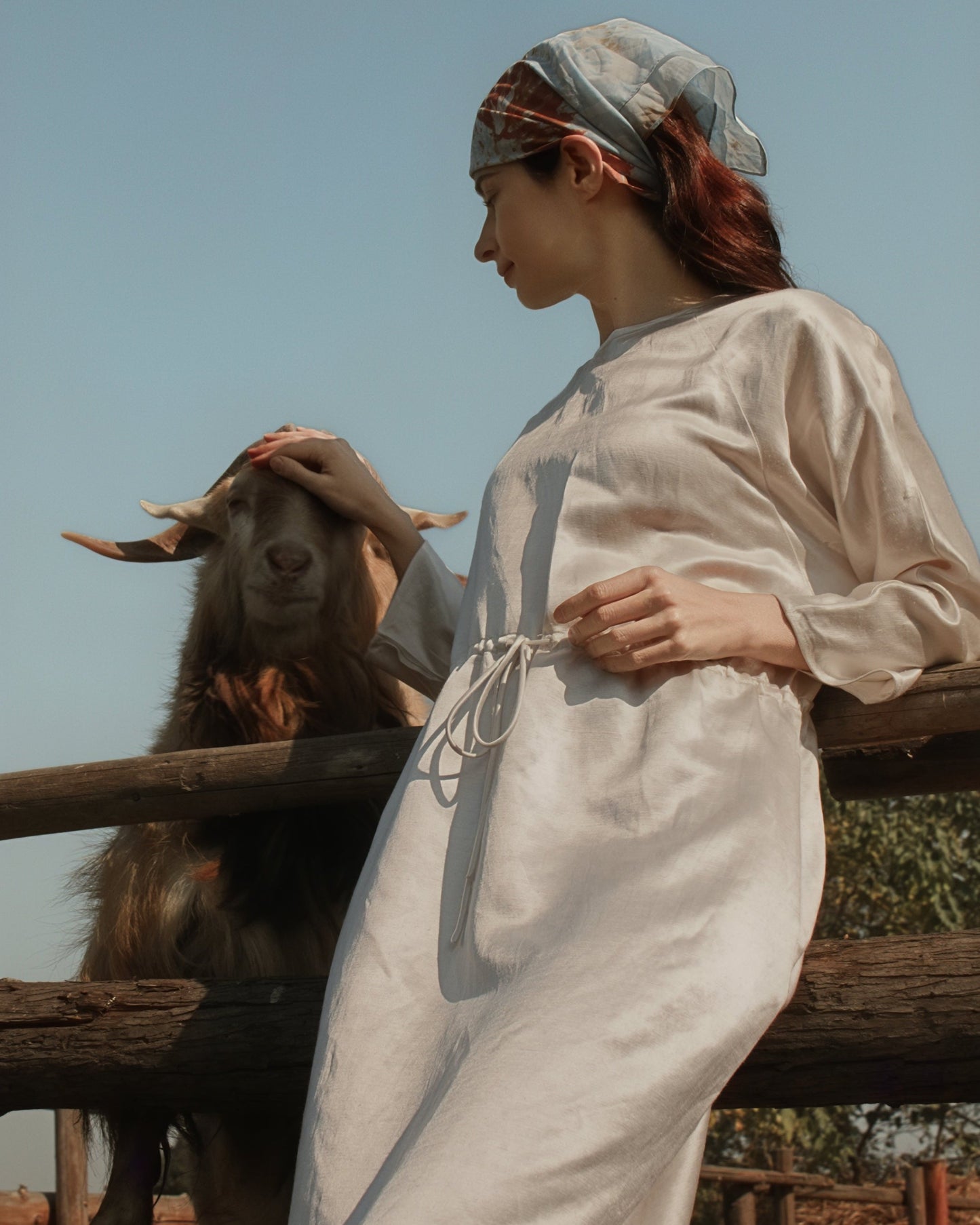 Aven 3/4 Sleeve Raglan Dress